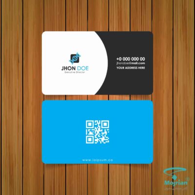 نمونه طراحی کارت ویزیت الکترونیکی یا دیجیتال