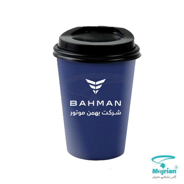 M3002 لیوان کاغذی دوجداره درب دار