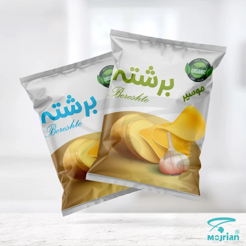 نمونه چاپ بسته بندی چیبس موسیر