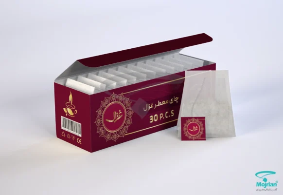 طراحی بسته بندی چای نپتون ایرانی