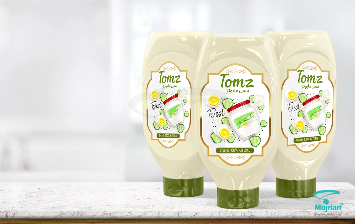 طراحی لیبل سس مایونز