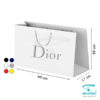 ساک دستی گلاسه آماده M2129 با ابعاد 17×50×60 سانتیمتر و رنگ سفید