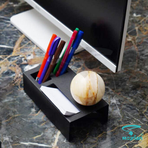 ست رومیزی گوی سنگی M8101 دارای جایادداشتی و جاخودکاری