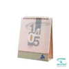 تقویم رومیزی سلفونی R1125R با ابعاد پایه خاکستری 16*23 و صفحه 16*17 سانتی متر، صحافی فنری