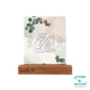 تقویم رومیزی پایه چوبی راش G983 با صحافی فنری سیم دوبل، داخله گلاسه ۲۰۰ گرم