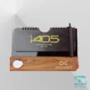 تقویم رومیزی چوبی گردو R1103R با ابعاد پایه 5*22 و صفحه 9*20 سانتی متر