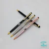 خودکار فلزی تبلیغاتی N2528-3 با جوهر آبی و رنگ بندی مشکی طلایی، استیل طلایی، رزگلد رزگلد با مکانیزم پیچی