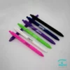 خرید خودکار پلاستیکی تبلیغاتی N2545 با جوهر مشکی و رنگ بندی مشکی، سرمه ای، بنفش، سبز، سفید، سرخابی با مکانیزم فشاری، امکان چاپ تامپو و لیزر روی بدنه